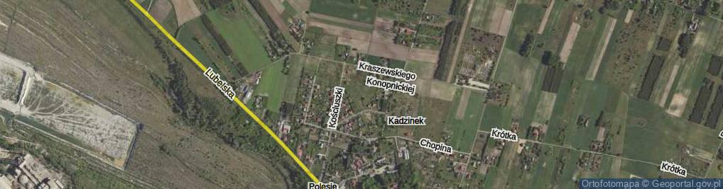 Zdjęcie satelitarne Orzeszkowej Elizy ul.